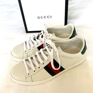 Gucci  Women’s Ace Leather Shoes
